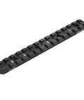 Made in USA 870 Picatinny Rail Mount for Shotguns low profile see through design aluminum black finish