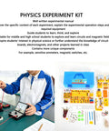 Electrical And Magnetic Science Lab Kit With 68 Experiments for Junior and Senior High School Students with manual and box