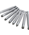 Watch Crown Winder Tool Set 8 Piece 2 To 10mm Manual Winding Repair Kit For Mechanical Watches Pro Grade Aluminum Alloy Construction