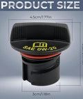 Dodge Engine Oil Fill Cap Replacement 80999 04893232AA For Ram Jeep Chrysler SAE 0W-20 with dimensions labeled