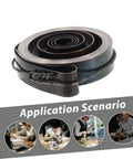 Coil Spring For Mechanical Clock Repair And Vintage Alarm Clock Quill Spring Assembly, essential for restoration and precise timekeeping.
