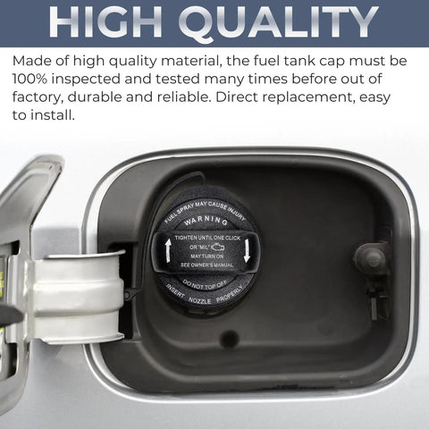 Gas Cap Fuel Cap Replacement For Audi And Volkswagen Vehicles Compatible With 2009 To 2017 A4 A5 Q5 S4 S5 S8 RS SQ5 Allroad Quattro Models Premium Quality Plug And Play Easy Fit No Hassle Install Check Part Numbers 5C0 201 550 T 8K0201550N in fuel tank