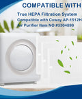 True HEPA Filter Replacement For Airmega AP-1512HH Mighty And Airmega 200M Purifiers, Fits AP-1518R AP-1519P, 3 Pack Filters