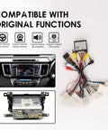 Toyota Plug And Play 16Pin Car Stereo Wiring Harness Kit With CANBUS Box For RAV4 Camry 4Runner Highlander Tundra JBL Amplifier