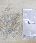 Transparent Balloon Arch Clips Set Of 20 Heavy Duty Plastic Spring Clamps 2.4 Inch for Arches and Decorations with packaging