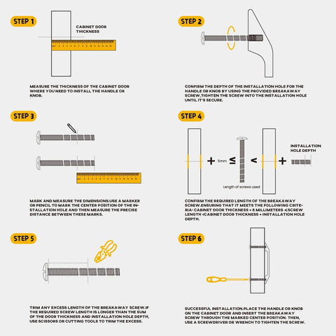 Installation guide for Gold Brushed Finish Cabinet Pulls Set Of 10 3 Inch Drawer Handles in zinc alloy with 76mm hole centers.