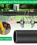 Lawn Leveling Rake 34x9.4 Inch Stainless Steel Leveler With 68 Inch Reach, handle with thickened durability.