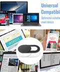Ultra Thin Laptop Camera Cover Slide With 8 Pack Webcam Blocker Attachment For Macbook And Desktop Computers on various devices