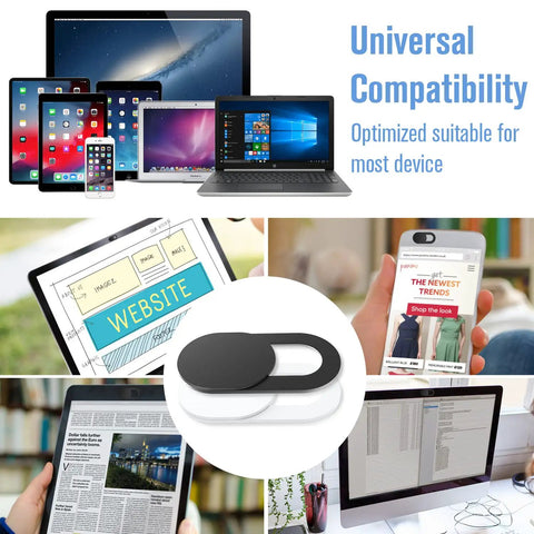 Ultra Thin Laptop Camera Cover Slide With 8 Pack Webcam Blocker Attachment For Macbook And Desktop Computers on various devices