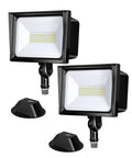 Two Pack 65W LED Flood Lights Outdoor Ultra Bright 6670 Lumens Security Lighting IP65 Waterproof 5000K Flood Lights for Yard Garage Garden