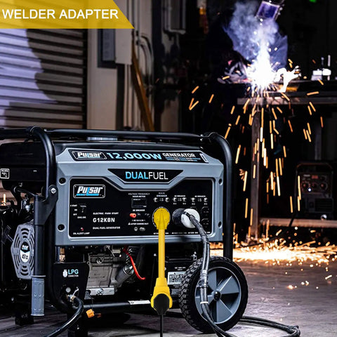 Heavy Duty Welder Adapter Cord 50 Amp NEMA 14-50P To 6-50R RV Plug in use with generator and welding machine