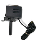 Heavy Duty Belt Oil Skimmer and Tramp Oil Separator with Slick 1 Inch by 18 Inch Reach Belt motor and power cord viewed from above