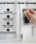 High Gloss White Touch Up Paint For Porcelain And Appliances, Fast Fix For Fridges, Microwaves, Dishwashers, 1 Fl Oz bottle in use
