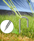 Heavy Duty Galvanized Ground Stakes 12 Inch J Hook Rebar Anchors For Garden Fences Dog Fence Chicken Coop Deer Fence And Christmas Decorations Tough
