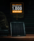 All-In-One Solar Panel Kit For Trail Cameras With Internal Battery, No-Fuss, Wire-Free Outdoor Power Solution SPLB-10 on display