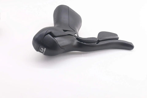 Dual Control Shifter Levers SB-R483 3x8 Speed Road Bike Shifters Shimano STI Lever Set All Black Side View