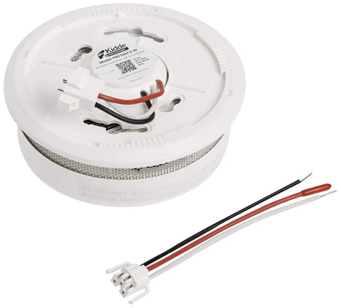 Wireless Smoke Detector With 10 Year Battery Voice Alerts Photoelectric Sensor Wire Free Smoke Alarm White Finish Easy Install