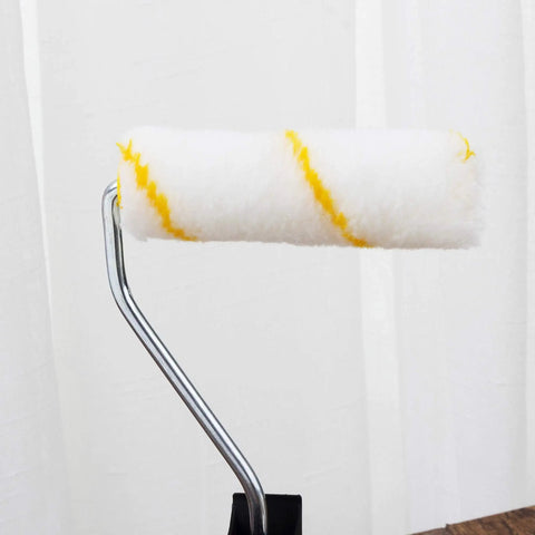 4 Inch Paint Roller Kit With 10 Roller Covers And Frame For DIY Home Painting Pros And Newbies Lightweight Reusable Durable And Easy To Clean Works With All Paints