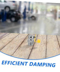 90 Degree Stainless Steel Grease Nozzle Kit With Angled Fittings, tool displayed on wooden surface with cars in background