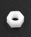 Premium Hardware Bundle Featuring 20 Pair M6x25mm White Nylon Hex Bolts Paired With Rust Resistant Plastic Hex Nuts for DIY.