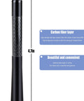 Short Carbon Fiber Car Antenna Mast 4.7 Inch Replacement With 6Mm Thread Adapter For Most Cars And Plug And Play Compatibility With Ford Dodge Toyota Nissan Mazda Includes 4 Adapters