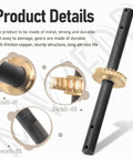 Replacement Tiller Shaft Tine Assembly For Mini Cultivators, Rugged Build, Heavy Duty Metal Gear, Durable Tine Shaft