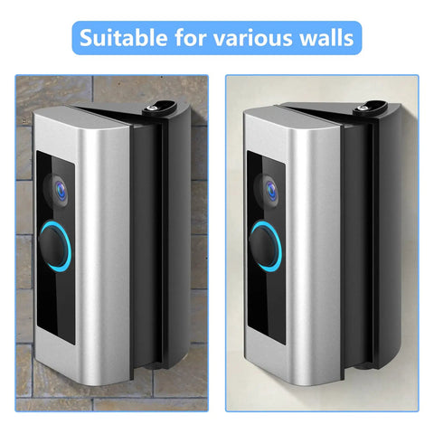 Adjustable 30 To 55 Degree Doorbell Angle Mount For Video Doorbell Wired And Pro Blink And Nest Universal Wedge Adapter