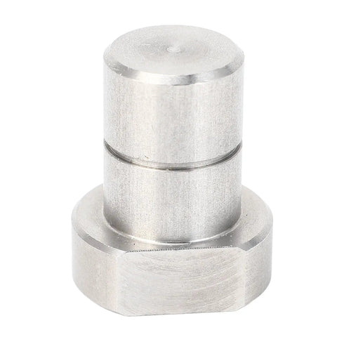 Set Of Four Stainless Steel Bench Dogs For Three Quarter Inch Workbenches, shown is a single sturdy steel woodworking clamp piece.