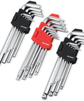 Check Out This Awesome 27 Piece Hex Key And Torx Wrench Set With Ball Ends For Heavy Duty Jobs Using Quality Crv Steel That Fits Metric Sizes And Star Heads Perfect For Any Dude Fixing Stuff Around The Shop Or Garage Today. 27-piece CRV steel hex and Torx key set with metric sizes, ball ends, and drilled tips