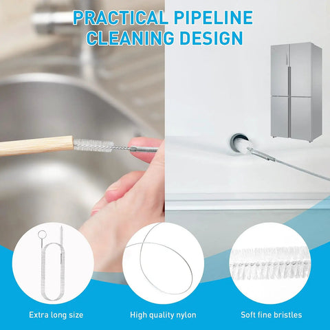 12 In 1 No Fuss Drain Clog Remover Kit With 25 Inch Stainless Steel Grabber Claw For Hair And Debris, 6 25 Inch Plastic Drain Snakes, 2 59 Inch Cleaning Brushes, And 3 18 Inch Sink Brushes For Bathroom Kitchen Toilet Tub Sewer