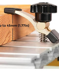 Set Of Adjustable Mini Hold Down Clamps For CNC Router Milling Machines, clamping 45mm wood, multi angle pivot, T slot compatible