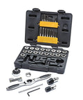 Super Handy 42 Piece Metric Ratcheting Tap And Die Set Makes Threading A Breeze With Reversible Handles Five Degree Swing Arc And Twist Lock Guide