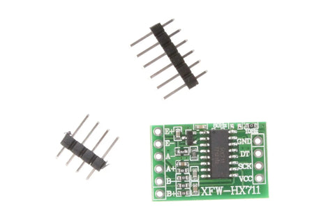 1kg 5kg 10kg 20kg Load Cell And HX711 Combo Pack Kit With Aluminum Alloy Load Cell High Precision Weight Sensor And HX711 Amplifier Board For Fast And Precise Scale Projects For DIY Makers, HX711 board and pin headers