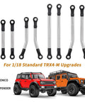 High Clearance Steel Link Set Lift Kit 50g For Traxxas TRX4M Defender Bronco 1 To 18 RC Crawler Upgrades 8pcs on TRX4M models