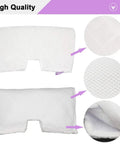 10 Pack Washable Steam Mop Pads Replacement For Shark Steam Pocket Mops S3500 Series showing fabric texture detail