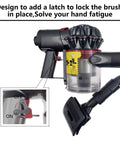 Go To Groom Tool For Dyson Vacuum Cleaners Pet Hair Attachment with Extended Hose and Trigger Lock on Vacuum