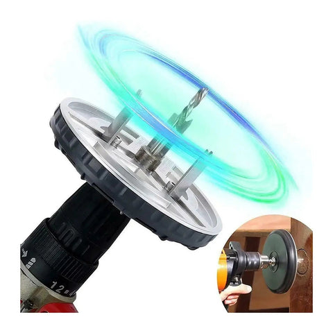Adjustable Hole Saw Kit 45 To 130mm For Power Cordless Drill Or Screwdriver DIY Woodworking Tool Delivers Fast Penetration Clean Edges
