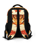 Printed Cat Theme Backpack For Everyday Use Dope Unisex Large Capacity Daypack With Durable Polyester Fabric And Smooth Zipper