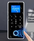 Heavy Duty Waterproof Magnetic Fingerprint Door Access Control Kit With 1200 Pound Holding Force RFID Keypad Reader 5 ID Cards 110V Power Supply And Metal Exit Button For A No Fuss Secure Lock System interface display.