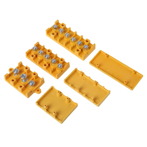 Five Post Junction Box For Electric Bike Controller And Battery Wire Connectors Insulated Bakelite Housing Built Tough For Phase Wires Safe Cable Management Easy Install And Durable E Bike Motors
