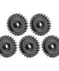 5 Pack Steel Servo S Gears With 24 Tooth Internal Spline, Module 0.8, Rugged S Gear Set For Robotics RC Cars CNC Machinery