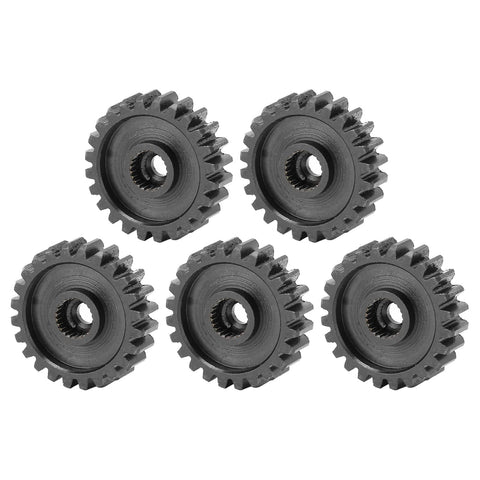 5 Pack Steel Servo S Gears With 24 Tooth Internal Spline, Module 0.8, Rugged S Gear Set For Robotics RC Cars CNC Machinery