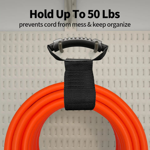 Beefy 150 Foot Outdoor Extension Cord 12 Gauge Waterproof Heavy Duty Power Cable With 15 Amp NEMA 5P To 5R ETL Listed All Weather For Saws Tools Outdoor Gear coiled on wall rack