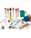 Chemistry Kit For Home Lab With 125 Experiments, including test tubes, cleaning brush, and safe chemicals, Award Winning Science Kit