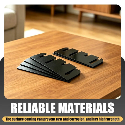 30 Pack 4 Inch Door Hinge Shims Kit For Quick Adjustment displayed on a wooden table