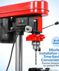 No Sweat Drill Press Return Spring Assembly Quill Feed Steel Coil Replacement With Guide Sleeve on red drill press.