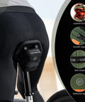 Compact Under Seat Bike Saddle Bag For Road Bikes Ultra Lightweight with multi-pocket storage 0.35L capacity attached to bicycle