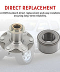 Beefy Front Wheel Bearing And Hub Assembly For Toyota Tacoma 1995 2004 4WD With 2.4L 2.7L Or 3.4L Engine Replacement Kit shown front view