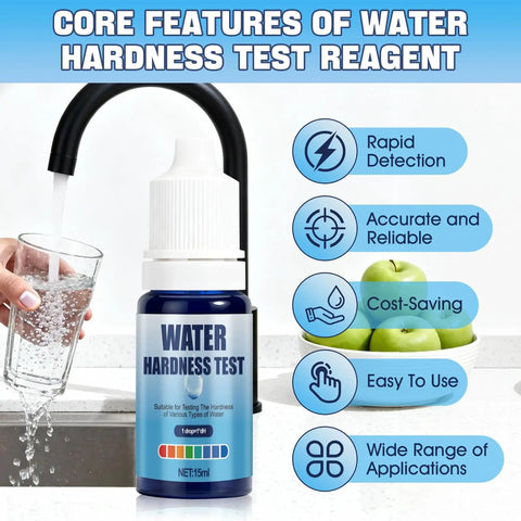 Hard Water Test Kit For Drinking Water And Home Use, Fast Pro Grade Water Hardness Tester For Pools Ponds Aquariums And More
