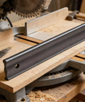 24 Inch Anodized Aluminum Straight Edge Ruler For Checking Surface Straightness And Machinery Alignment, Precision Marking And Scribing Tool For Woodworking, DIY Projects, With Easy Storage Hanging Hole on table saw